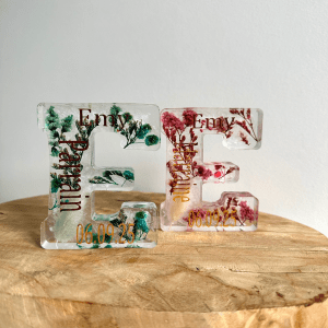 Lettre de 10cm - E