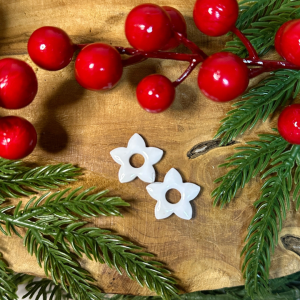 Pampilles petites fleurs de tiaré - Blanc