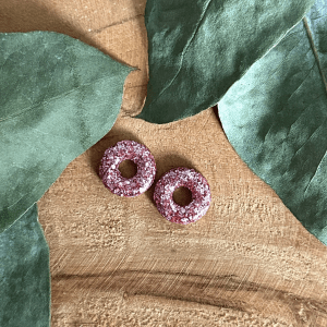Pampilles mini donuts - Paillettes roses