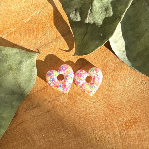 Pampilles petits cœurs  - Multi couleurs