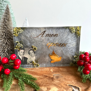 Plaque 2cm d'épaisseur - Rectangle 18,5x11,5cm