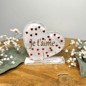 Mini cœur sur socle - Petit cœur 
