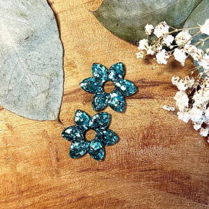 Pampilles Floréa - Paillettes bleues turquoise