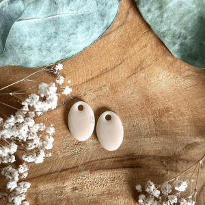 Pampilles ovales - Beige