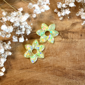 Pampilles Floréa - Paillettes holographiques jaune