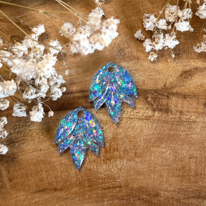 Pampilles Luma - Paillettes holographiques bleu foncé