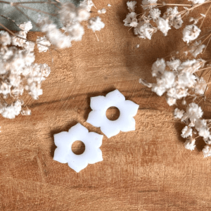 Pampilles Lya - Blanc pailleté