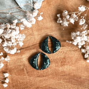 Pampilles Iris 20mm - Paillette kaki