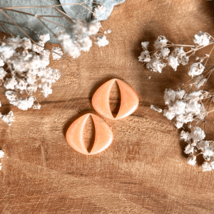 Pampilles Iris 20mm - Orange fluo