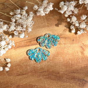 Pampilles Eloria - Paillettes holographiques bleu