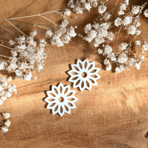 Pampilles Thalya 25mm - Blanc