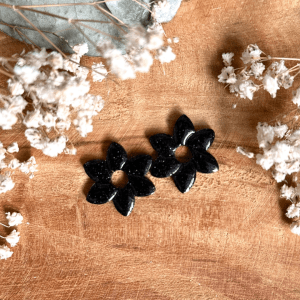 Pampilles Floréa - Noir et paillettes