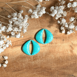 Pampilles Iris 20mm - Vert sauge