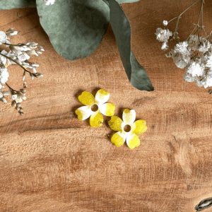 Sakura 20mm - Jaune et blanc