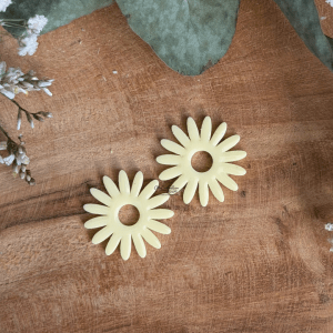 Marguerite 25mm - Jaune pale