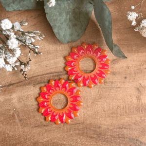 Célestia 35mm - Orange et rose fluo