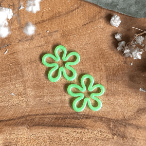 Pampilles Liria 20mm - Vert fluo
