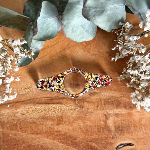 Bague de lecture n°3 - Paillettes multicolores