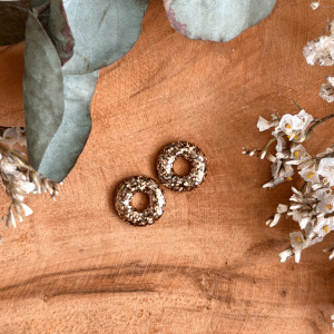 Pampilles donuts - Paillettes dorées foncé