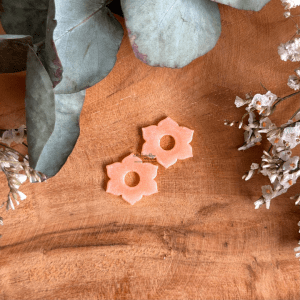 Pampilles Lya 20mm - Orange saumon