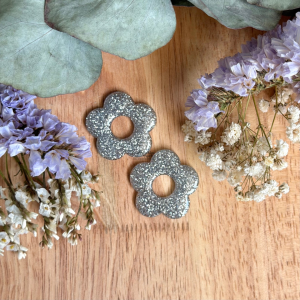 Cerisiers 30mm - Paillettes argentées