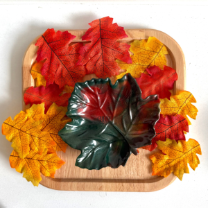 Vide-poches feuille d'érable - Vert/Marron/Rouge/Orange