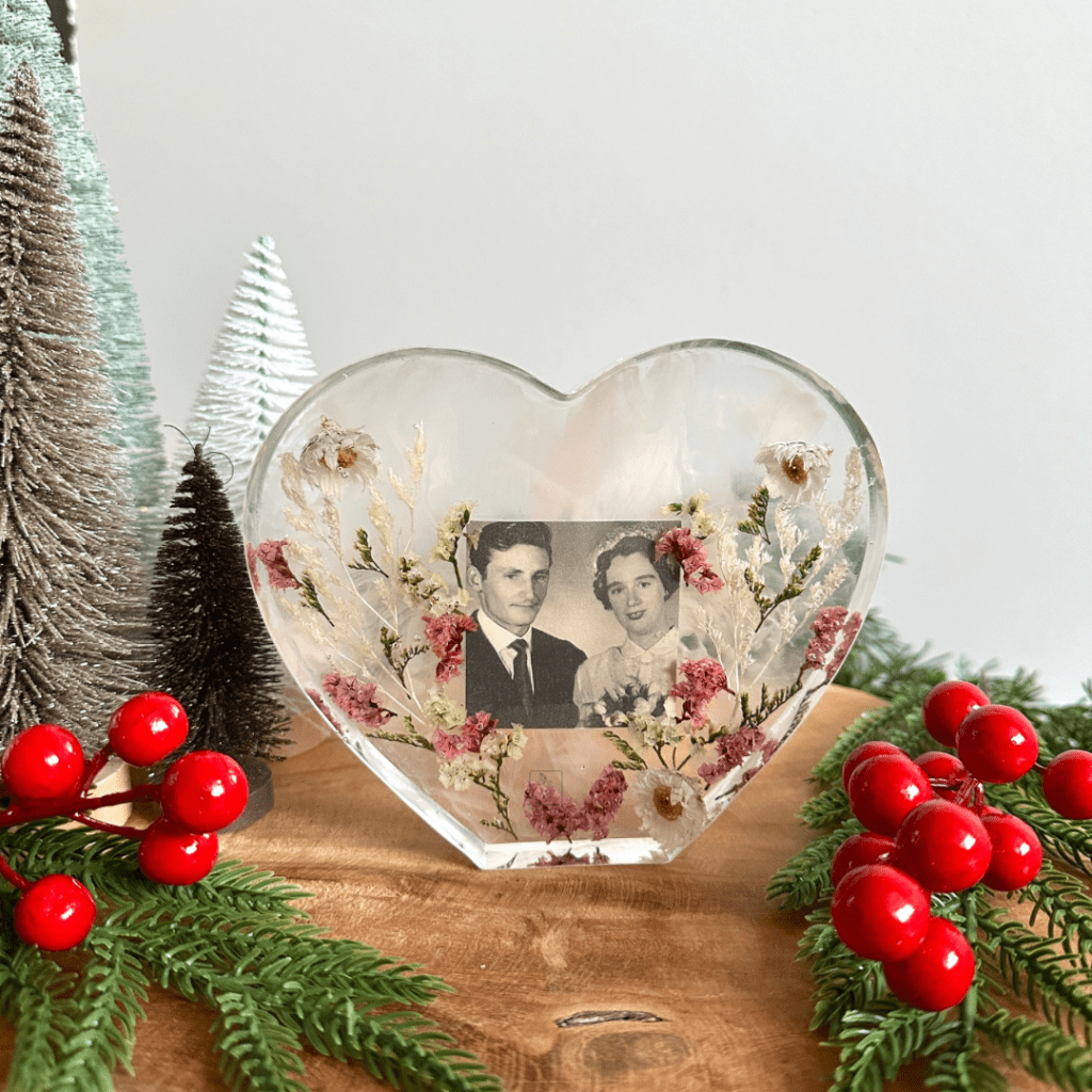 Plaque cœur souvenir