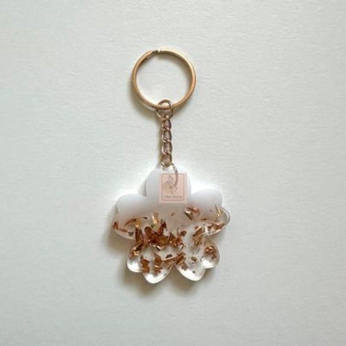Porte-clés fleur