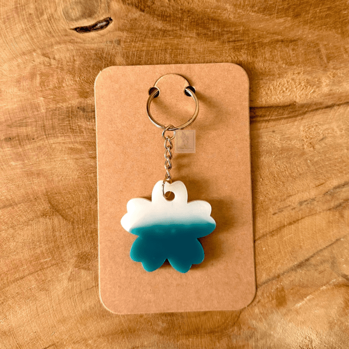 Porte-clés fleur