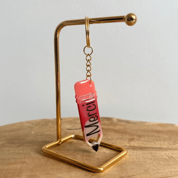 Porte-clés crayon