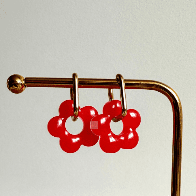 Boucles d'oreilles fleurs