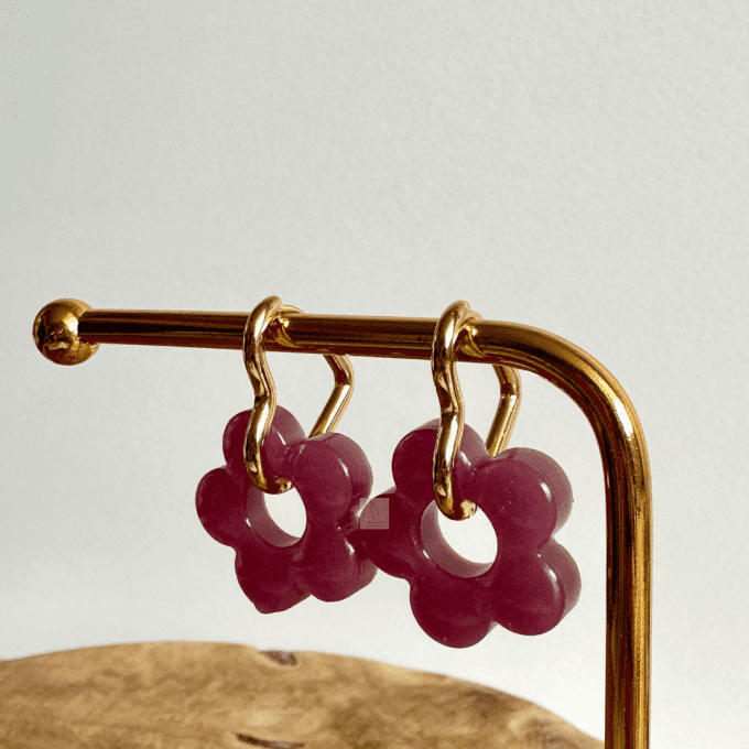 Boucles d'oreilles fleurs