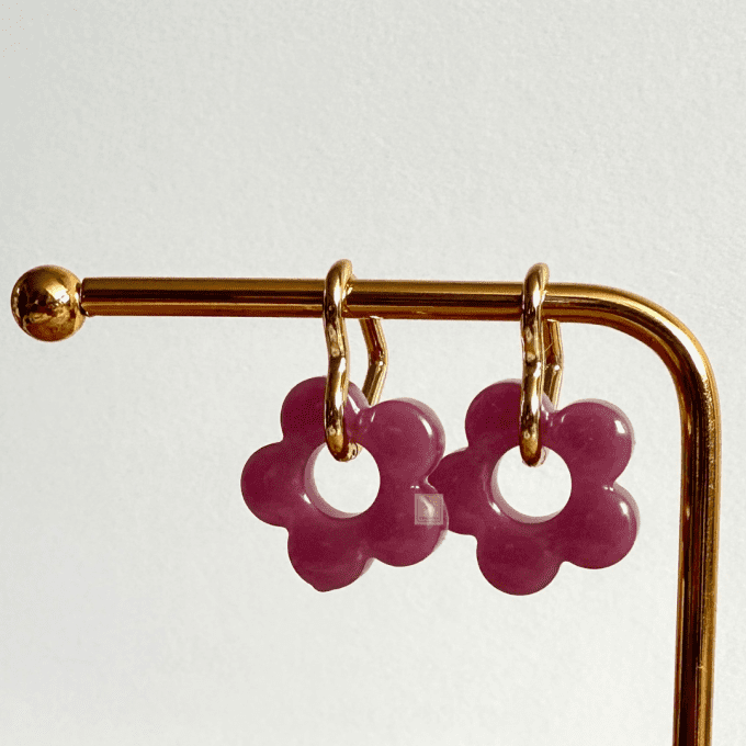 Boucles d'oreilles fleurs