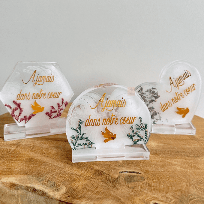 Mini plaque sur socle