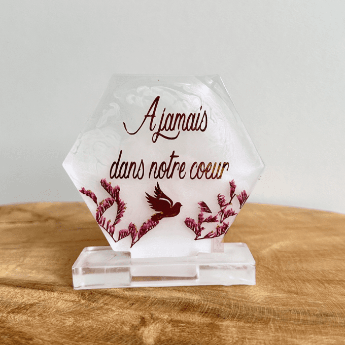 Mini plaque sur socle