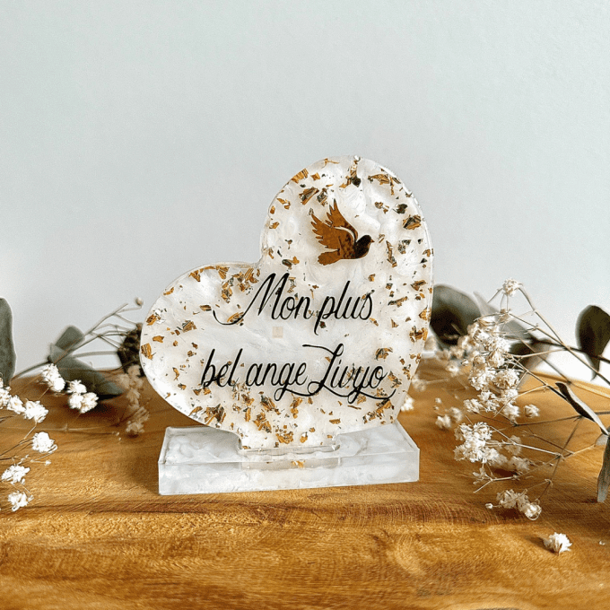 Mini plaque sur socle