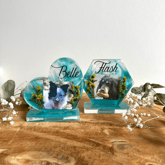 Mini plaque sur socle