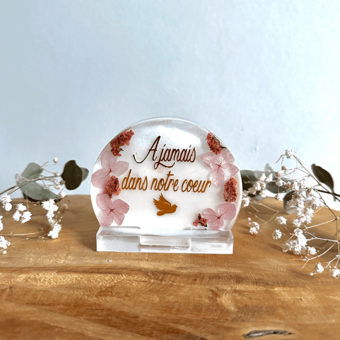 Mini plaque sur socle 