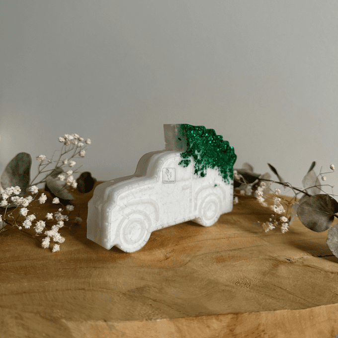 Figurine voiture de noël 