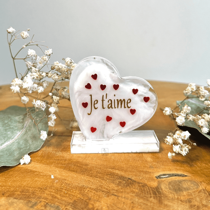 Mini cœur sur socle